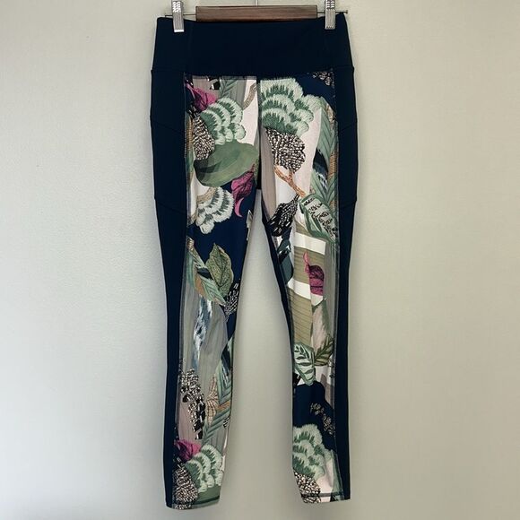 ATHLETA XS Tropical Oasis Contender 7/8 Tight Lagoon Teal - Picture 3 of 14